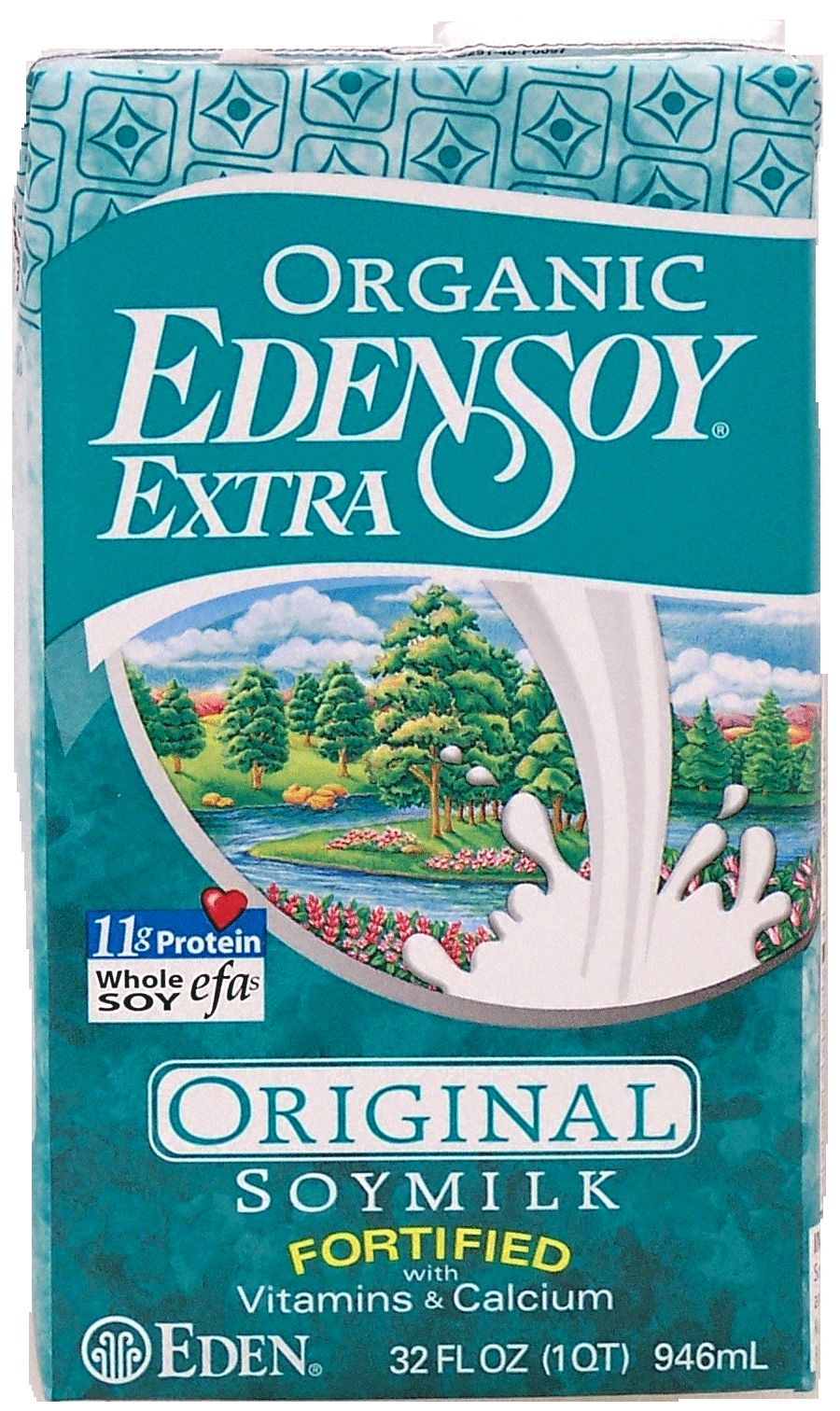 Eden Soy&nbsp;Organic Extra&nbsp;Original soymilk fortified with vitamins & calcium Full-Size Picture